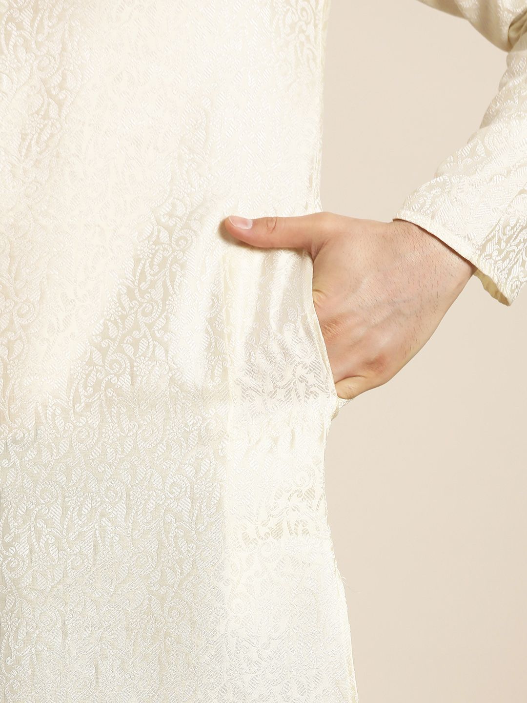 SOJANYA Kurta Katun Sutera Motif Etnik