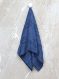 BOMBAY DYEING Super Ultrx Blue Pure Cotton 650 GSM Bath Towel