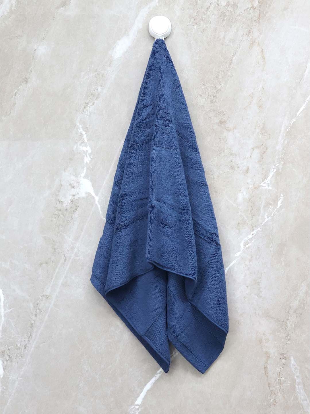 BOMBAY DYEING Super Ultrx Blue Pure Cotton 650 GSM Bath Towel