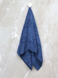 BOMBAY DYEING Super Ultrx Blue Pure Cotton 650 GSM Bath Towel
