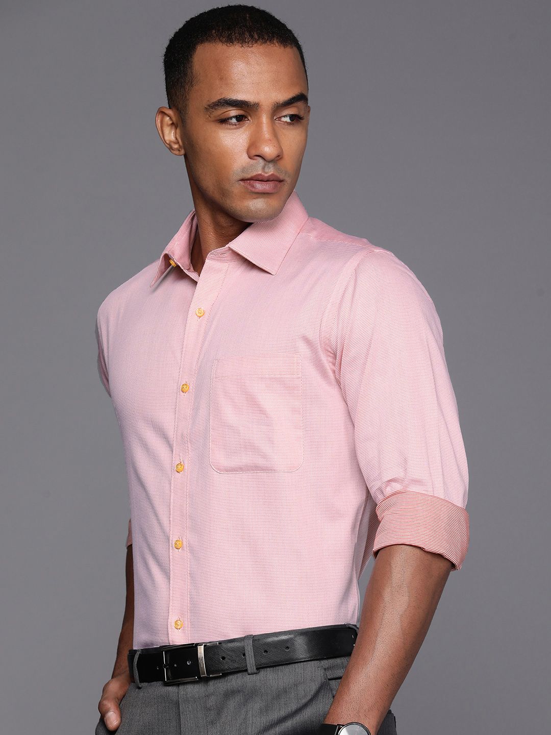Raymond Men Pure Cotton Slim Fit Formal Shirt