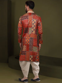 KISAH Ethnic Motifs Printed Regular Kurta with Dhoti Pants