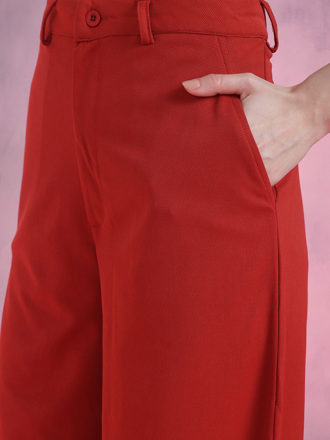 DressBerry Single-Breasted Waistcoat with Wide-Leg Trousers