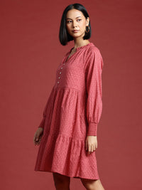 all about you Puff Sleeve Fit & Flare Dress