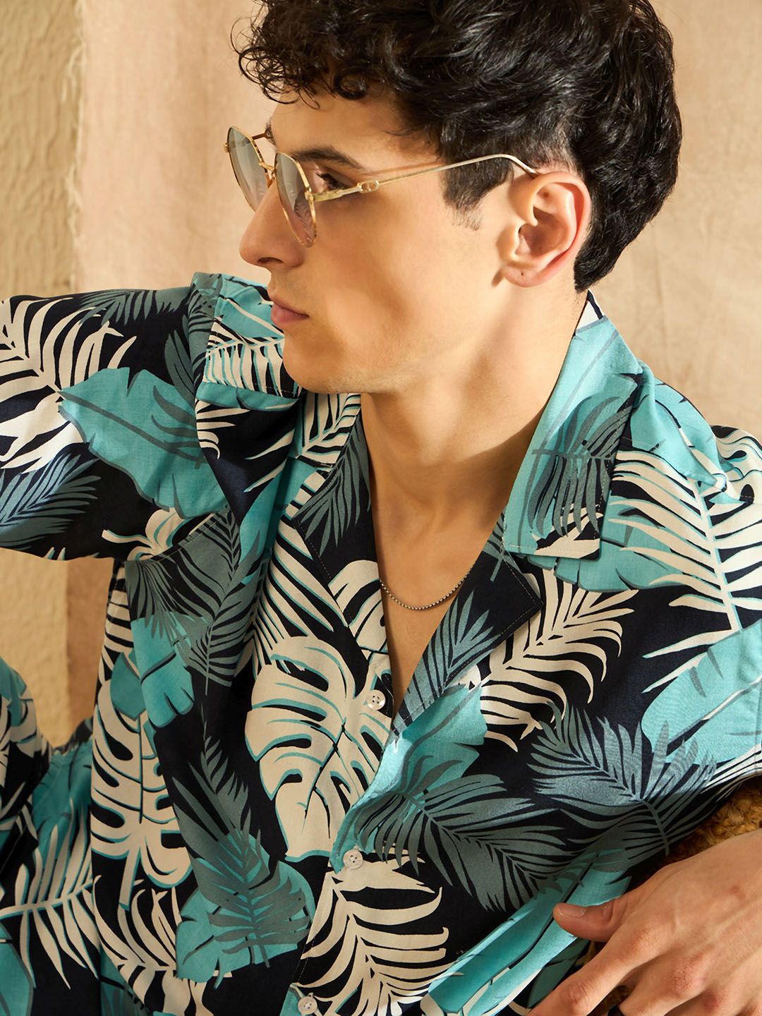 DENNISON Printed Shirt & Shorts Co-Ord