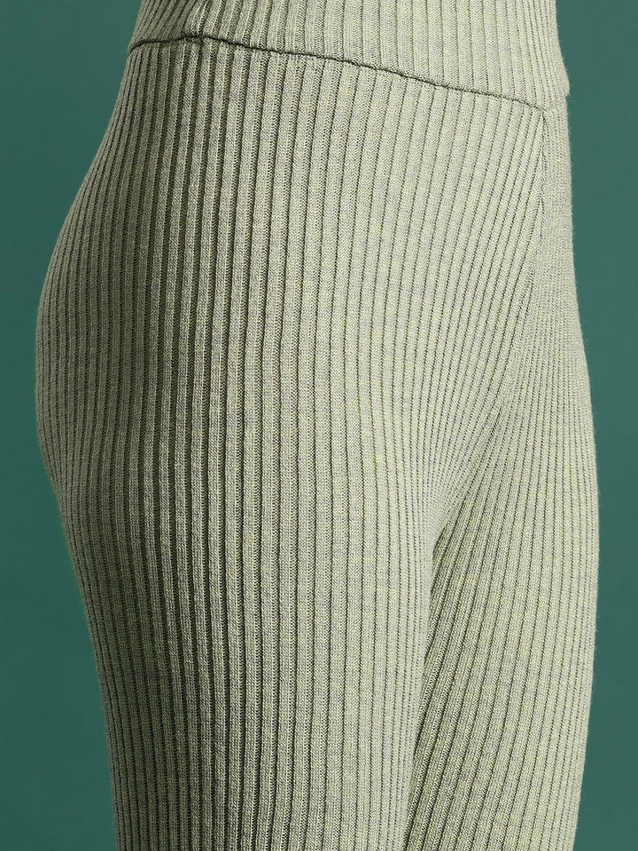 DressBerry Women Ribbed Acrylic Winter Co-Ords