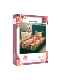 Watak Kartun Myntra Elegant Homes 400 TC Cadar Katil Bujang dengan 1 Sarung Bantal