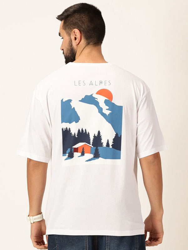 Thomas Scott Graphic Printed Bio Finish Pure Cotton Oversized T-shirt