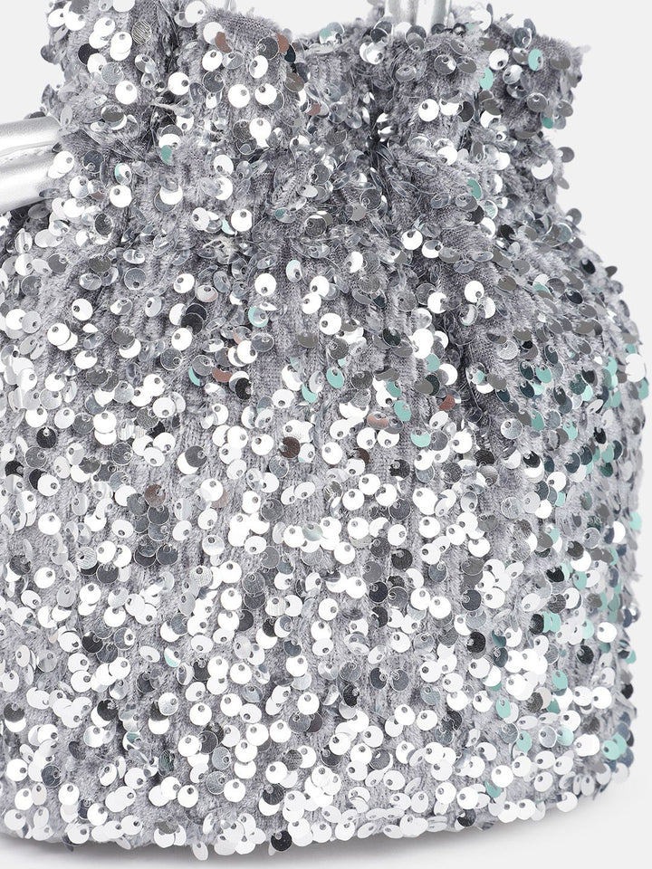DressBerry Embellished Bucket Shoulder Bag