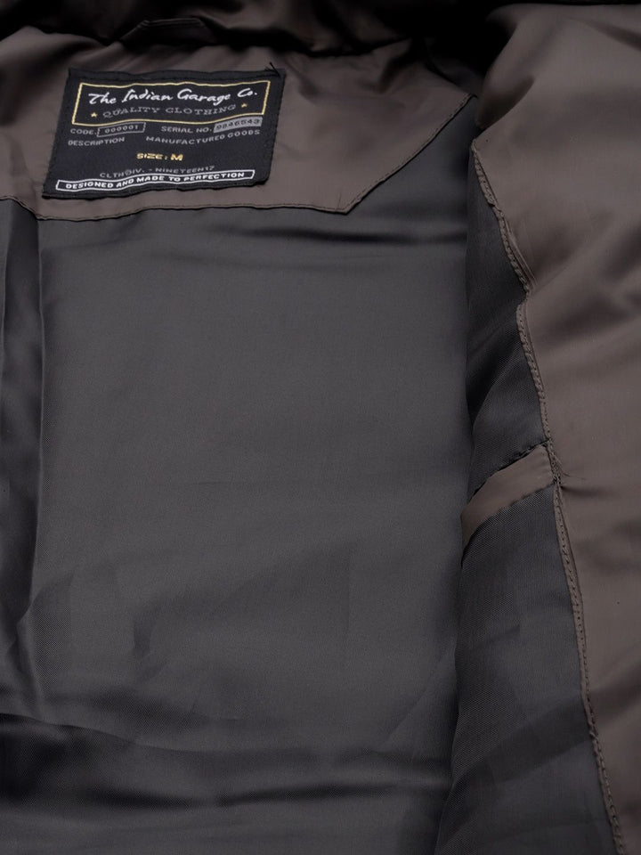 The Indian Garage Co Men Colourblock Slim Fit Bomber Jacket