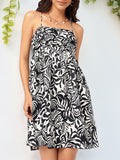 DressBerry Ruched Monochrome Fit & Flare Dress