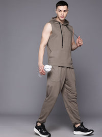 HRX by Hrithik Roshan Hooded Sleeveless Training Tracksuits