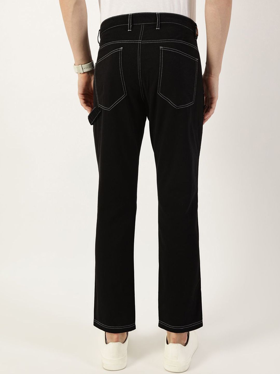Thomas Scott Men Easy Wash Pure Cotton Trousers