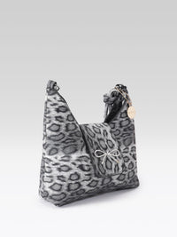 DressBerry Animal Print Sling Bag with Bow Detail