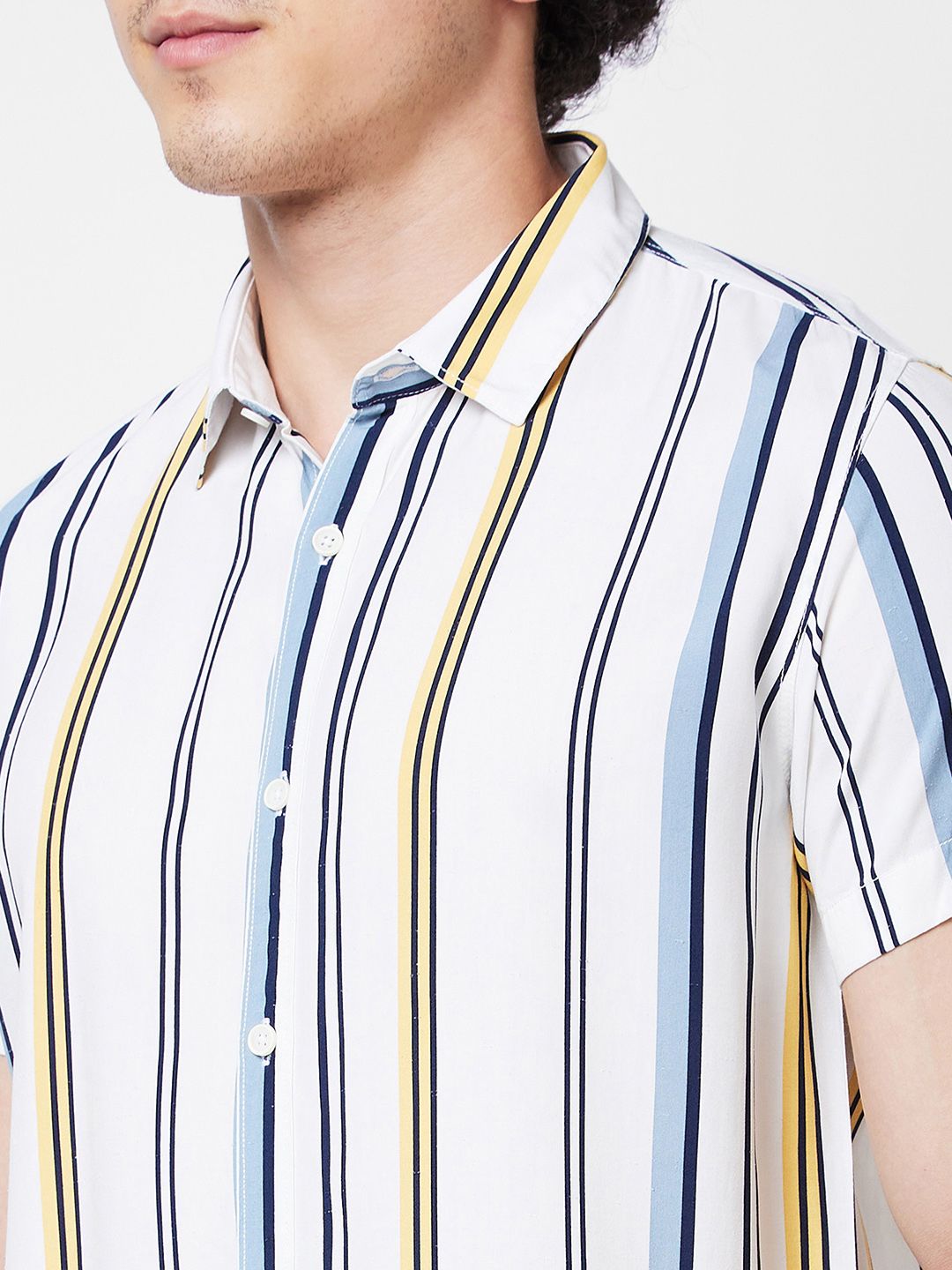 SPYKAR Striped Cotton Casual Shirt