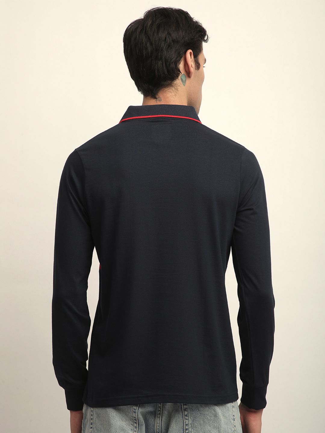 DILLINGER Men Long Sleeve Regular Fit Polo Tshirt