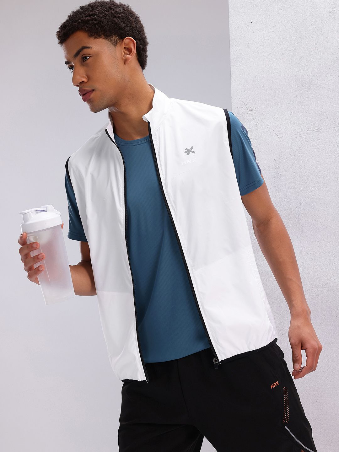 HRX by Hrithik Roshan Lightweight Rapid-Dry Running Gilet Jacket