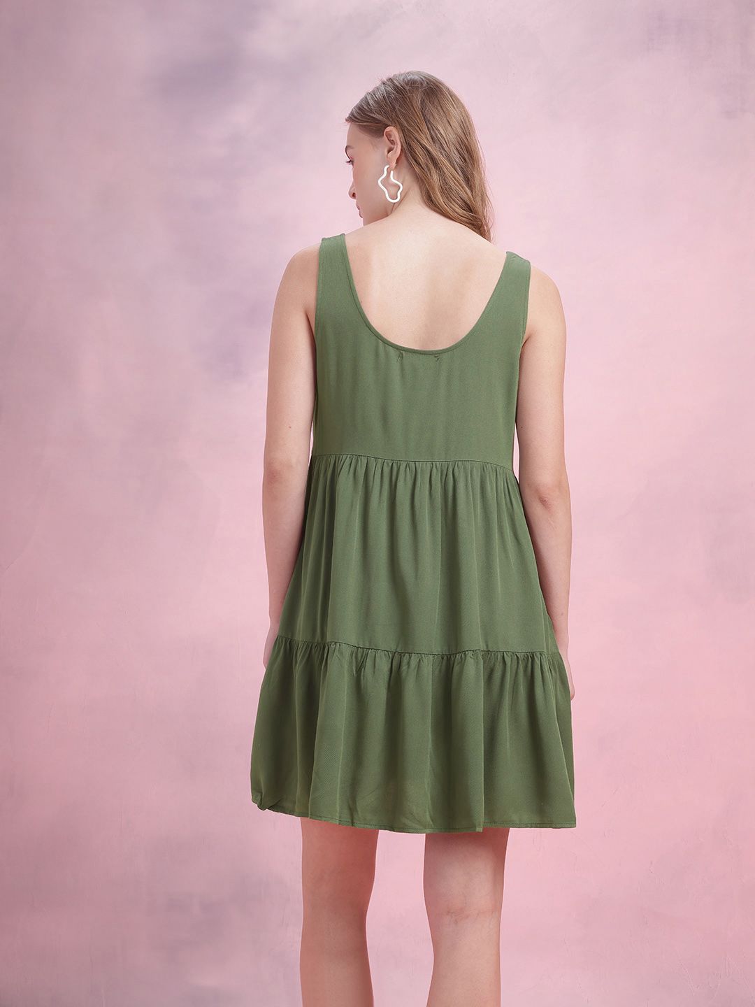 DressBerry Tiered A-Line Dress