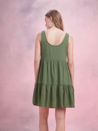 DressBerry Tiered A-Line Dress