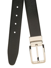Teakwood Leathers Men Textured Leather Reversible Formal Belt
