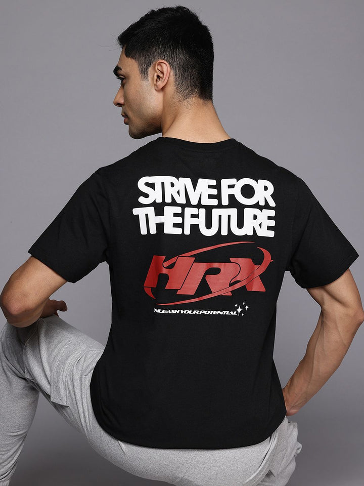 HRX by Hrithik Roshan Typography Printed Lifestyle T-shirt