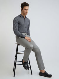 Park Avenue Pure Cotton Slim Fit Micro Checked Formal Shirt