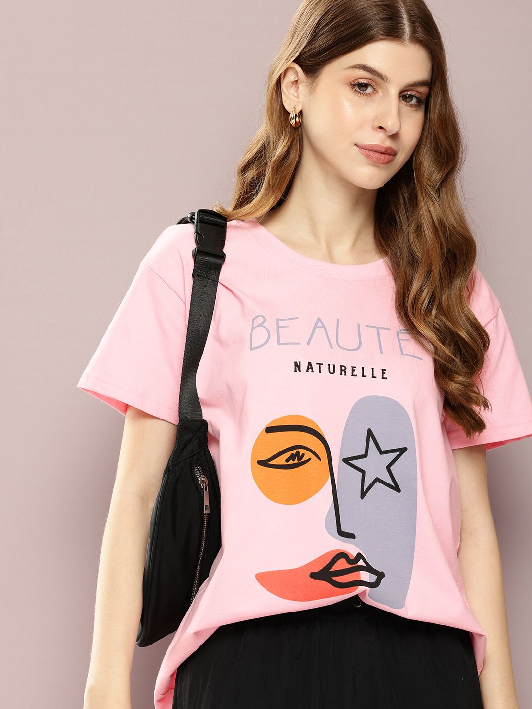 DILLINGER Women Graphic Printed Boxy T-shirt