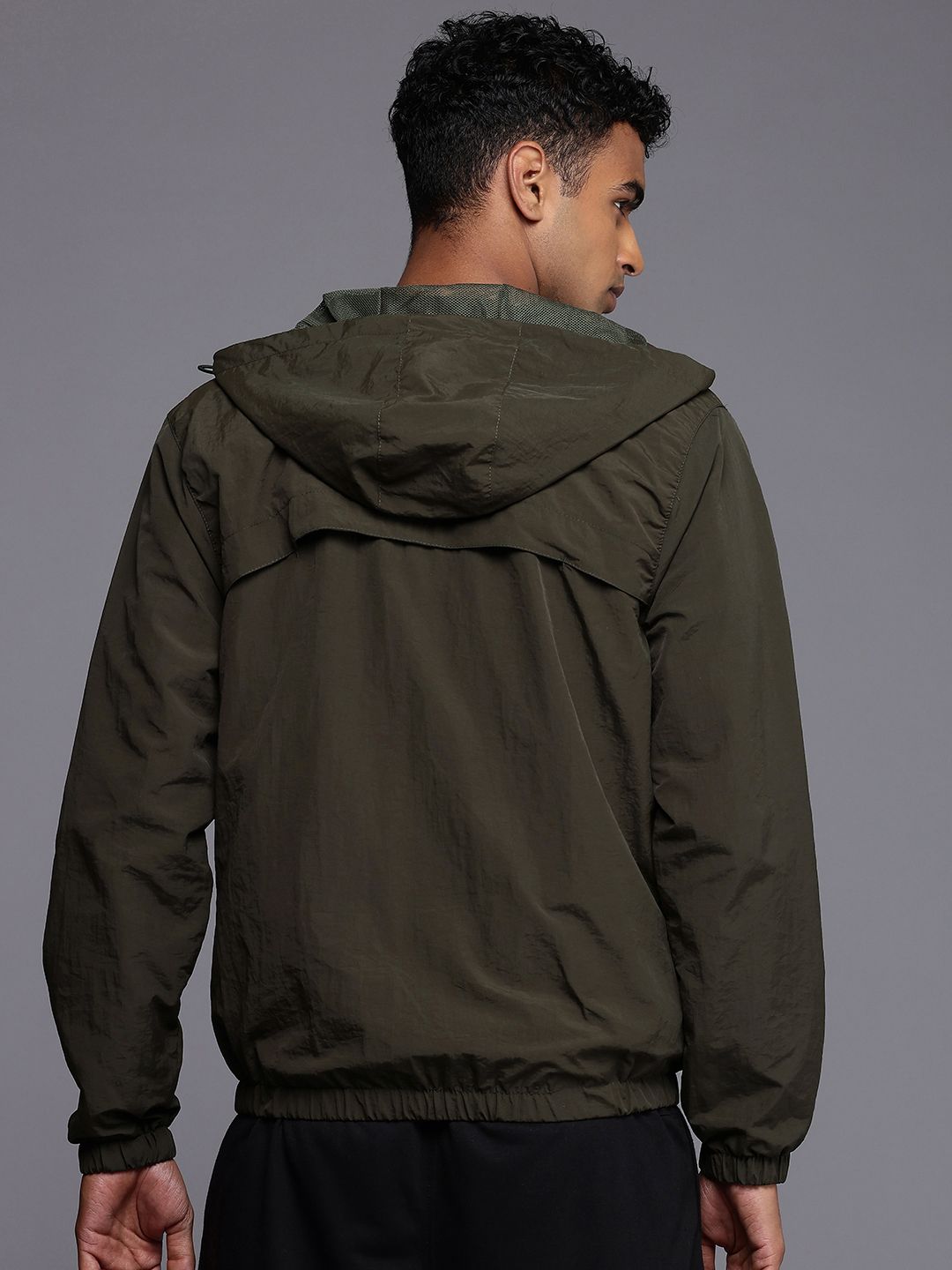 HRX by Hrithik Roshan Hooded Biker Jacket