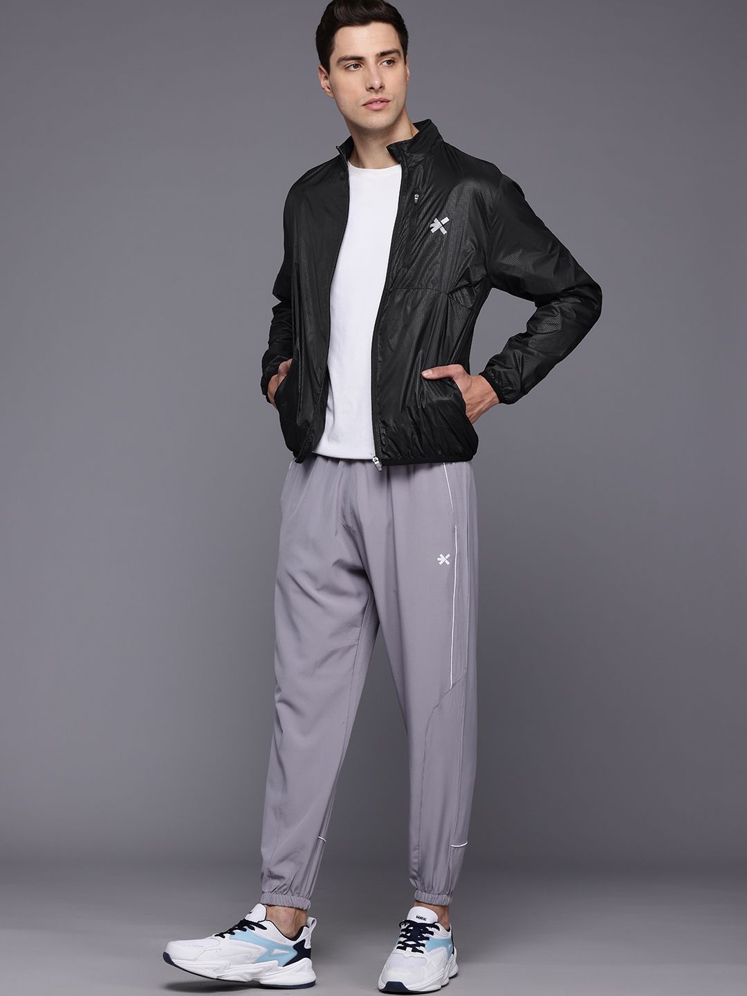 HRX by Hrithik Roshan Men Checked Running Sporty Jacket