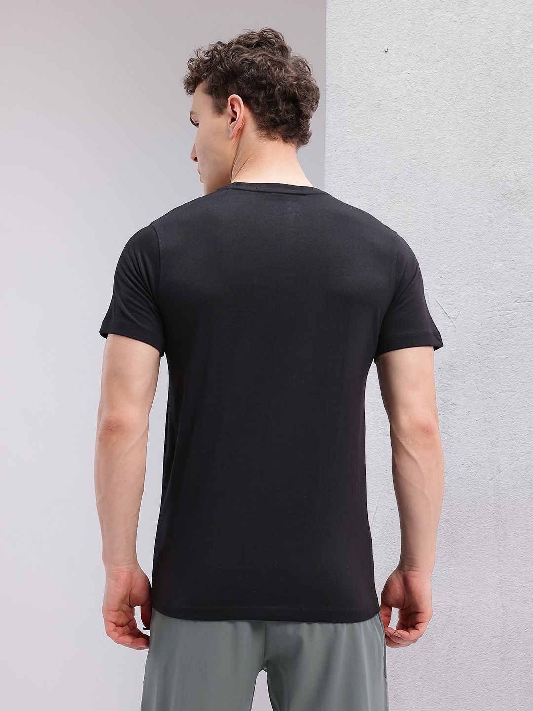 HRX by Hrithik Roshan Brand Logo Printed Training T-shirt