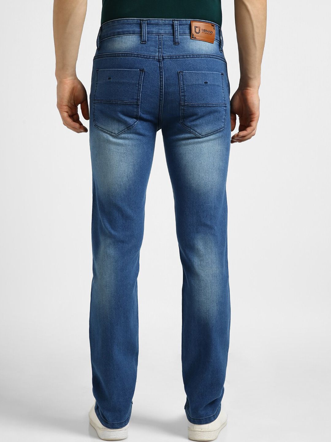 Urbano Fashion Men Mid-Rise Light Fade Stretchable Jeans