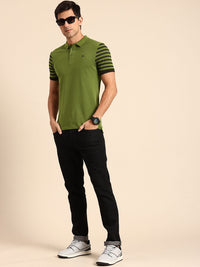 Being Human Pure Cotton Polo Collar T-shirt