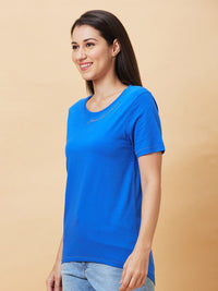 Being Human Round Neck Slim Fit Longline T-shirt