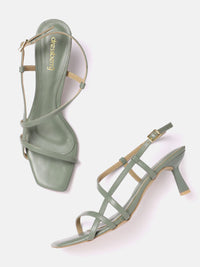 DressBerry Strappy Slim Heel
