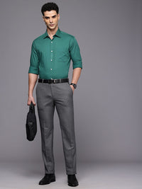 Raymond Pure Cotton Slim Fit Opaque Printed Formal Shirt