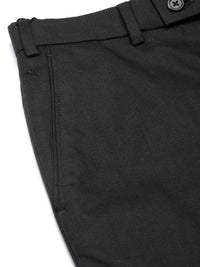 Park Avenue Men Solid Mid-Rise Formal Trousers
