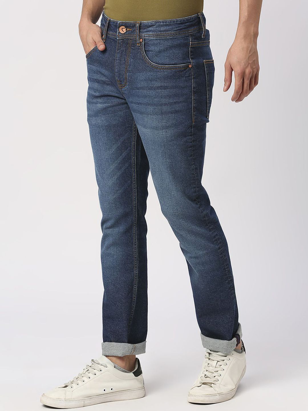 Being Human Men Slim Fit Heavy Fade Jeans