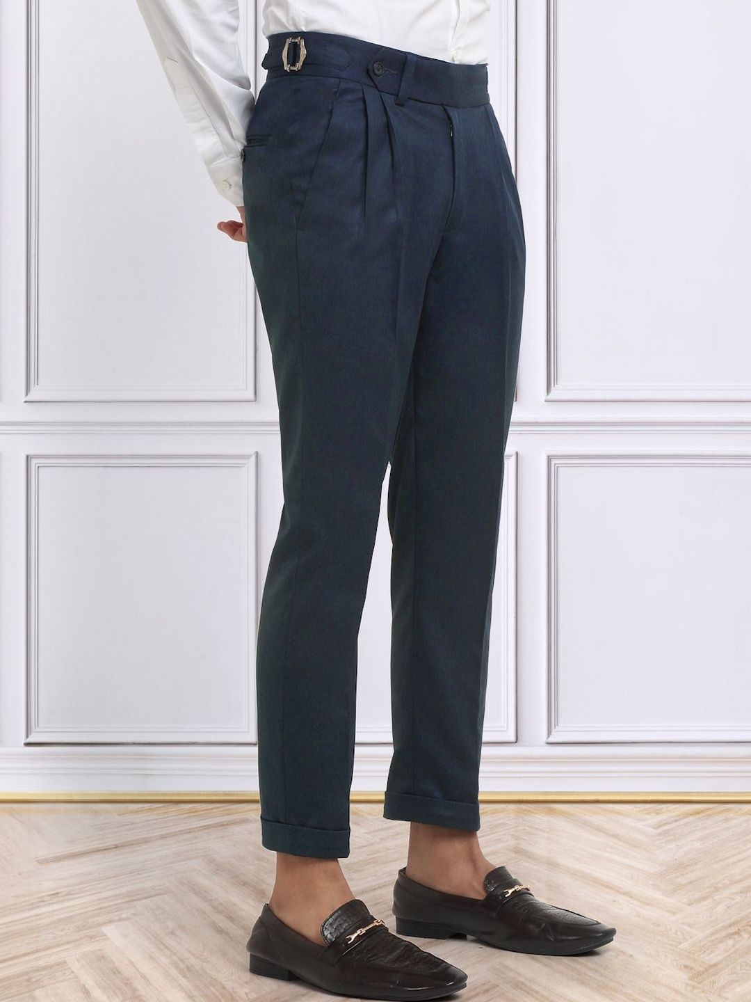 Moda Rapido Men Slim Fit Easy Wash Trousers