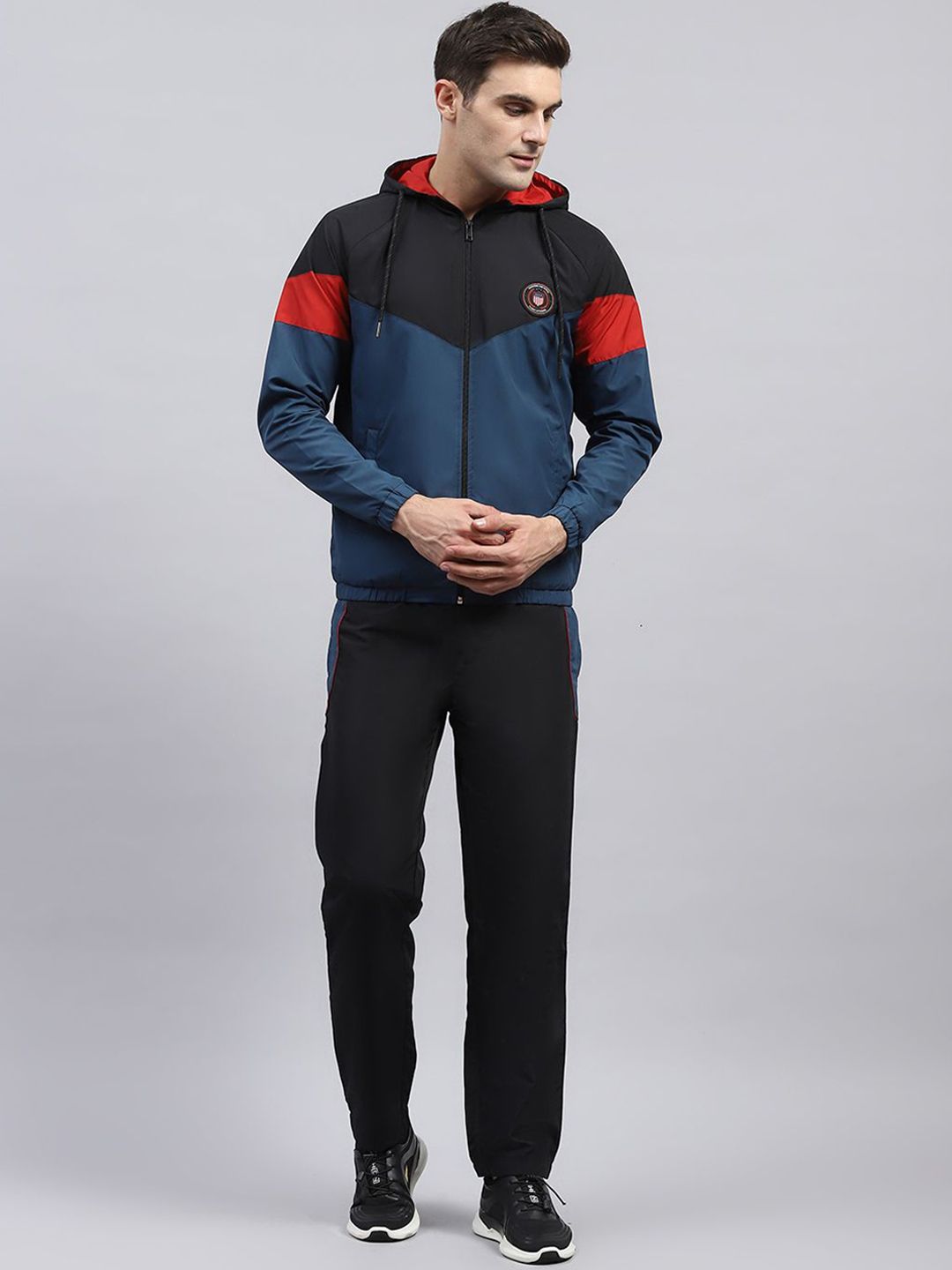 Monte Carlo Men Hooded Mid-Rise Tracksuits
