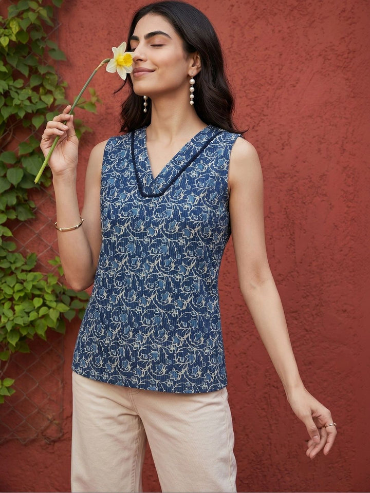 Mamicha Floral Print Top