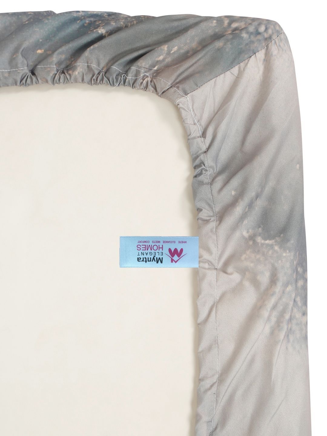 Myntra Elegant Homes Multicoloured Floral 300 TC Single Bedsheet with 1 Pillow Covers