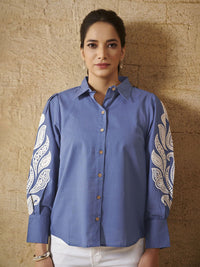 Anouk Women Straight Fit Floral Printed Spread Collar Casual Shirt