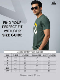 ADRO Men Green Tshirts