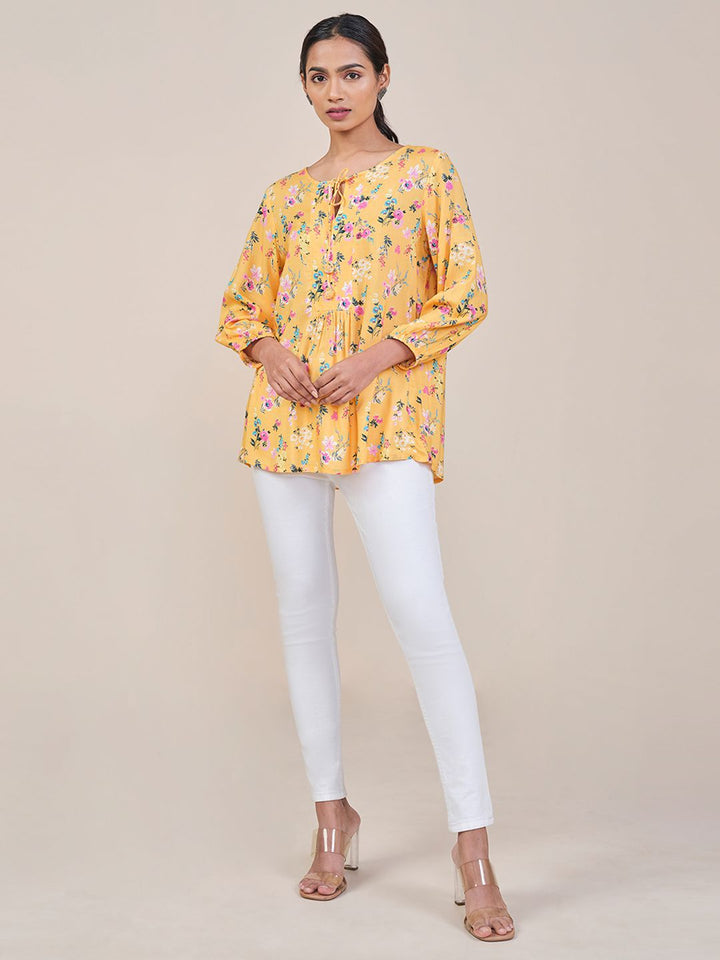 Global Desi Women Floral Printed Top