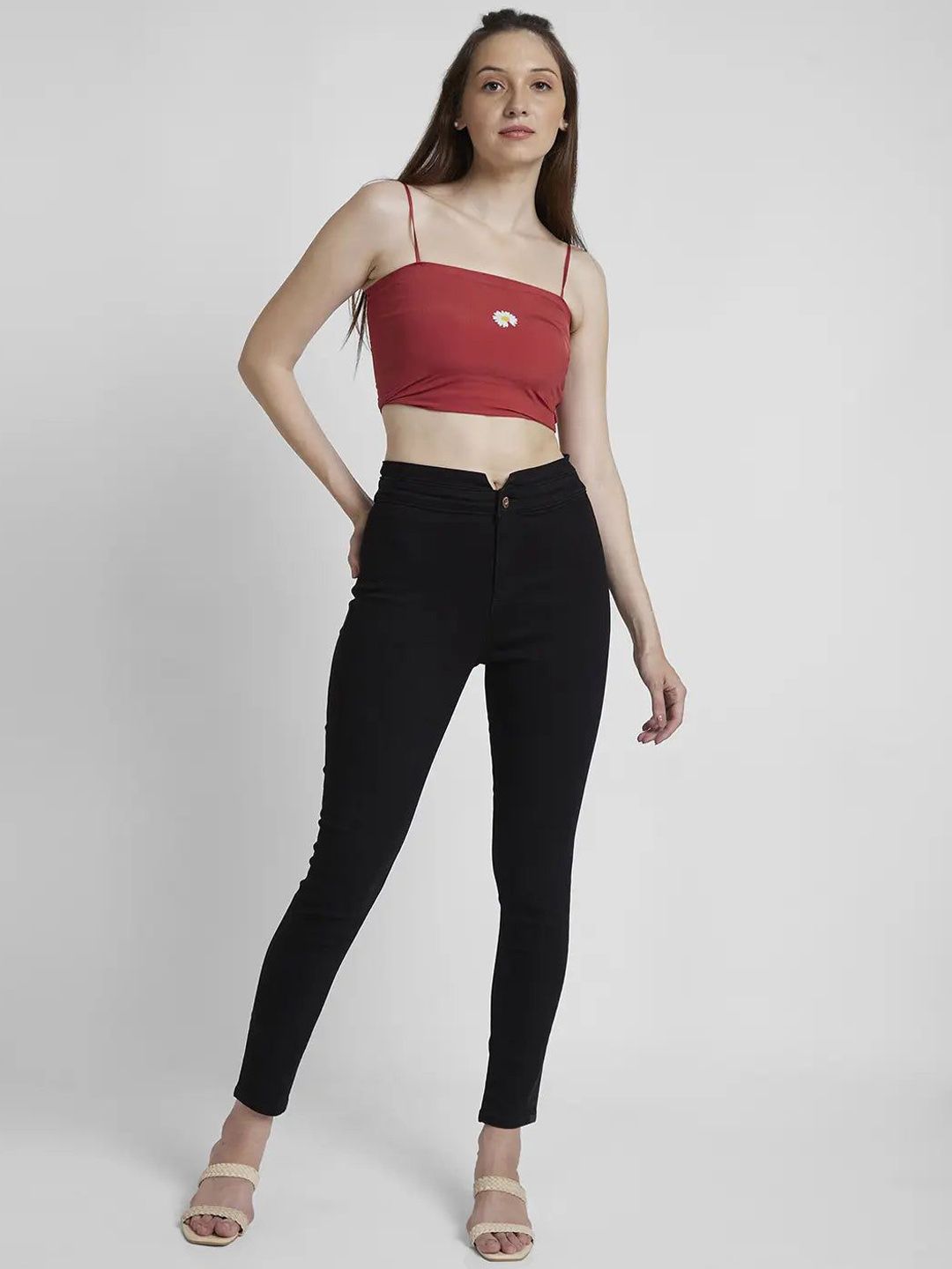 SPYKAR Women Skinny Fit High-Rise Stretchable Jeans