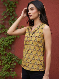 Mamicha Print Ethnic Top