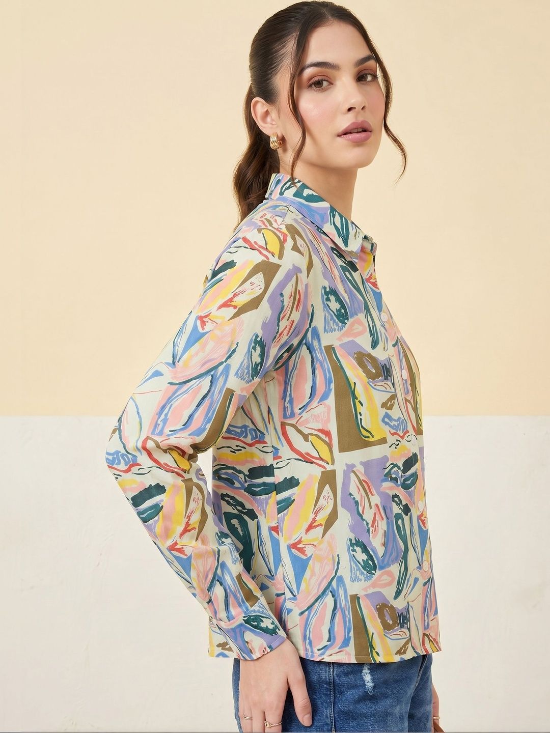 Mamicha Print Top