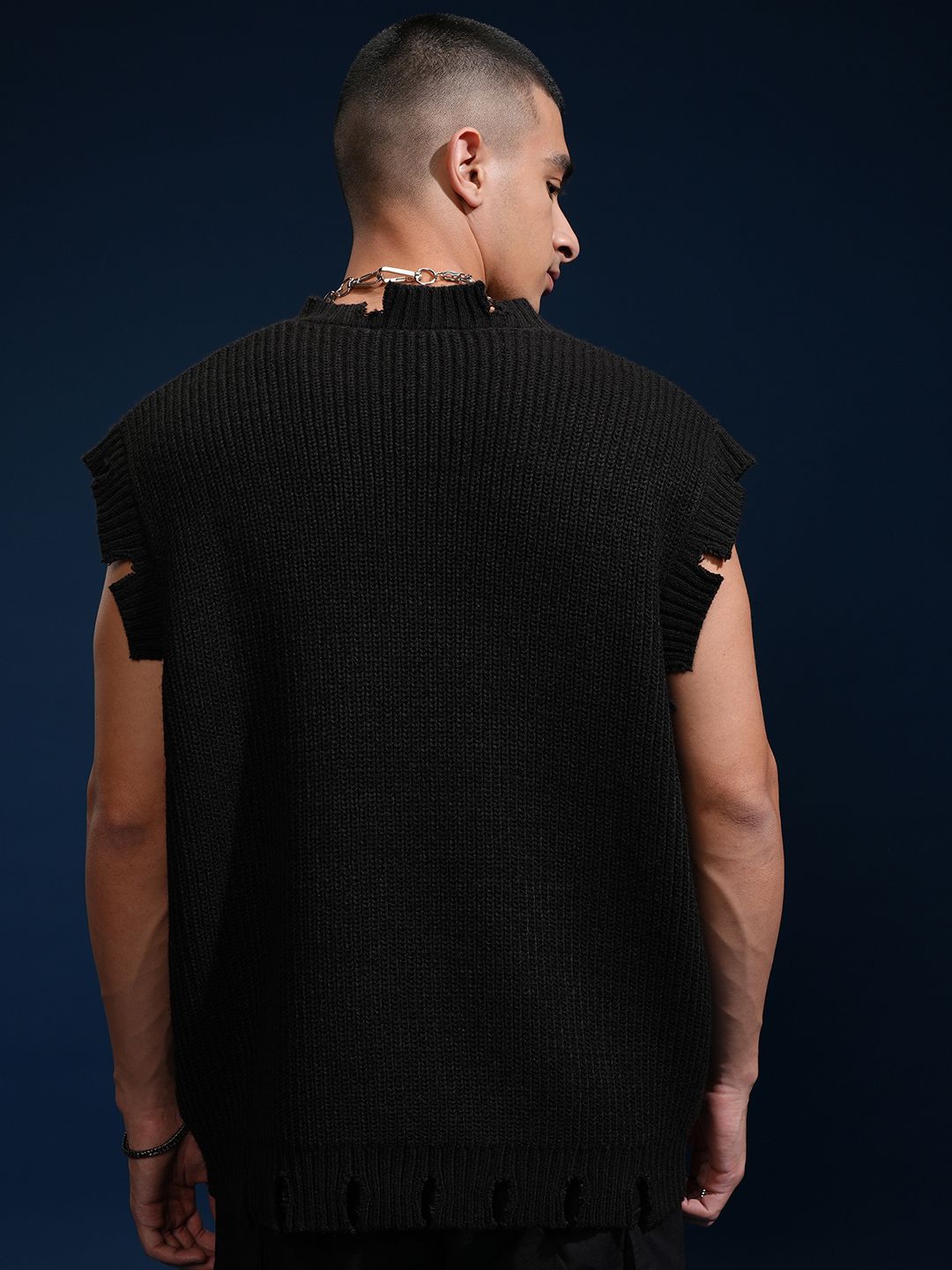 HIGHLANDER Men Sleeveless V-Neck Sweater Vest