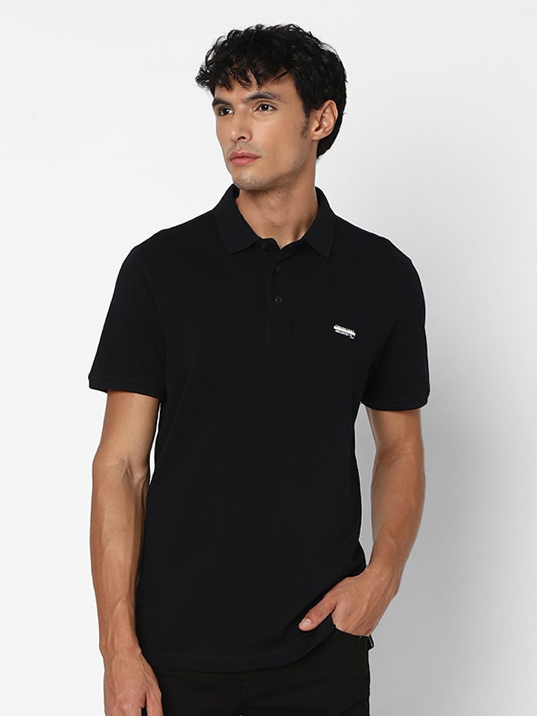 SPYKAR Regular Fit Polo Collar Short Sleeve Pure Cotton T-shirt