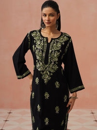House of Chikankari Women Ethnic Motifs Embroidered Thread Work Kurta